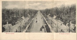 ** T2 Berlin, Die Siegesallee Mit Siegessäule / Three Tiled Panoramacard - Non Classés