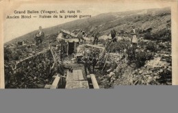 * T2 Vosges, Grand Ballon. Ancien Hotel, Ruines De La Grande Guerre / Remains Of The World War - Non Classés