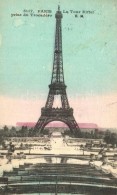 Paris, Eiffel Tower - 7 Pre-1945 Postcards - Zonder Classificatie