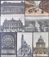 ** * Paris - 100 Pre-1945 Postcards - Unclassified