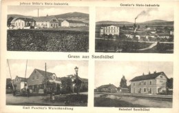 ** T1/T2 Písecna, Sandhübel;  Johann Stöhr's Stein Industrie, Gessler's Stein-Industrie, Bahnhof,... - Non Classés