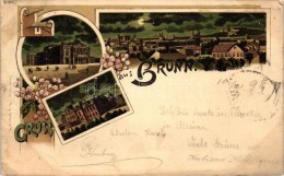 T2/T3 1898 Brno, Brünn, Floral Litho (EK) - Zonder Classificatie