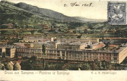 T2/T3 Sarajevo, K.u.K. Militär Lager / Military Barracks, TCV Card  (EK) - Non Classés