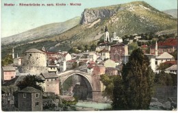 T2 Mostar, Römerbrücke M. Serb. Kirche / Bridge And Serbian Church - Zonder Classificatie