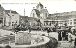 * T2 1910 Brussels, Bruxelles; Exposition, Section Allemand / German Section - Zonder Classificatie