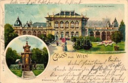 T2 Vienna, Wien, Stadtpark, Litho - Zonder Classificatie