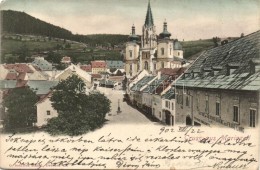 T2/T3 Mariazell, Gasthof Zum Goldenen Kanone Des Franz Lang / Street View With Guest House (EK) - Non Classés