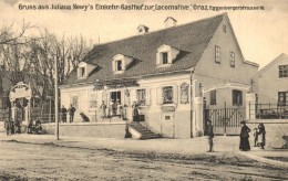 ** T1/T2 Graz, Juliana Nowy's Einkehr-Gasthof Zur 'Locomotive'; Eggenbergerstrasse 10.  / Restaurant And Guest... - Unclassified