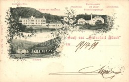 T2 1899 Alland, Krankenpavillon, Küche Und Speisesaal, Waschaus, Laboratorium, Maschinenhaus Mit Elektr.... - Non Classés