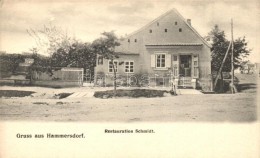 * T2 Sámfalva, Hannersdorf; Schmidt étterme / Restauration / Restaurant - Ohne Zuordnung