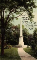 T2 Kismarton, Eisenstadt; EmlékmÅ± A Kastély Parkban / Obelisk Im Fürstl. Schlosspark / Monument - Unclassified