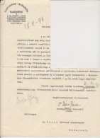 Cca 1940 A Lipótvárosi Társaskör Háborús Emlék... - Autres & Non Classés