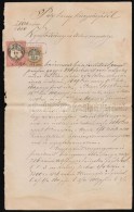 1880 Okmány 25kr + 1Ft Okmánybélyegekkel ,,PÁTY' - Non Classés