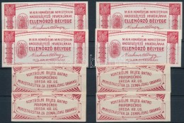 1916 Hadsegélyi EllenÅ‘rzÅ‘ Bélyeg 4 Db Magyar és 4 Db Szerb - Zonder Classificatie