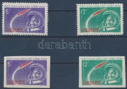 ** 1961 Gagarin Å±rrepülése Mi 166-178 Fogazott + Vágott - Andere & Zonder Classificatie