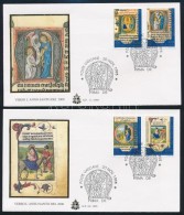 1995 Szent év 2000-ben Sor 2 Db FDC-n Mi 1163-1166 - Other & Unclassified