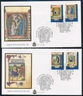 1995 Szent év 2000-ben Sor 2 Db FDC-n Mi 1163-1166 - Autres & Non Classés