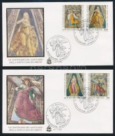 1995 700 éves A Loreto-i 'Casa Sancta' Bazilika Sor 2 Db FDC-n Mi 1136-1139 - Andere & Zonder Classificatie