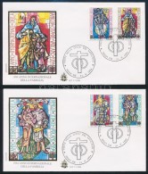 1994 Nemzetközi Családév Sor 2 Db FDC-n Mi 1118-1121 - Autres & Non Classés