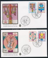 1993 Eucharisztikus Kongresszus, Sevilla Sor 2 Db FDC-n Mi 1093-1096 - Autres & Non Classés