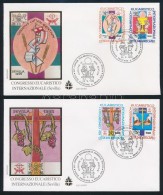 1993 Eucharisztikus Kongresszus, Sevilla Sor 2 Db FDC-n Mi 1093-1096 - Andere & Zonder Classificatie