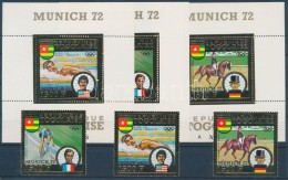 ** 1973 A Müncheni Olimpia érmesei Aranyfóliás Sor Mi 962 A - 964 A +... - Andere & Zonder Classificatie