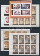 ** 1986 Audubon Madarai Kisív Sor Mi 315-318 + Mi Blokk 55 - Other & Unclassified