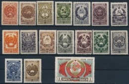 ** 1947 Címer Sor Mi 1092-1107 + 1108(Mi EUR 28,-) - Other & Unclassified