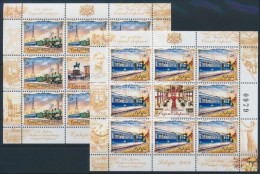 ** 2008 125 éves Az Orient Expressz Mi 255-256 Kisív Pár - Sonstige & Ohne Zuordnung