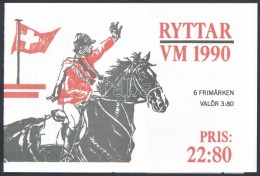 ** 1990 Világ Lovasjátékok Bélyegfüzet Mi MH 150 (1601-1606) - Autres & Non Classés