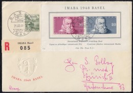 1948 Mi Blokk 13 Ajánlott FDC - Autres & Non Classés