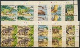 ** 2006 Dinoszaurusz Sor ívsarki Négyestömbökben Mi 1315-1322 - Other & Unclassified