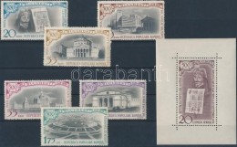 ** 1959 500 éves Bukarest Sor Mi 1795-1800 + Blokk 44 - Autres & Non Classés