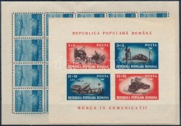 ** 1947-1948 Közlekedés Motívum Kisív Mi 1065 + Blokk Mi 38 (Mi EUR 55,-) - Andere & Zonder Classificatie