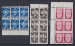 ** 1936 Cserkész Mi 516-518 ívszéli Hatos Tömbökben / Margin Blocks Of 6 - Andere & Zonder Classificatie