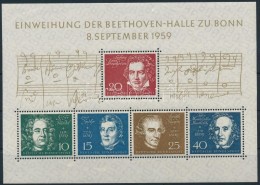 ** 1959 Beethoven-Halle Blokk Mi 2 - Autres & Non Classés