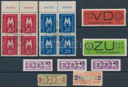 ** O 1957-1965 Mi 595-597 2 Db 4-es Tömb + 7 Db Hivatalos Bélyeg (Mi EUR 30,80) (betapadás) - Autres & Non Classés