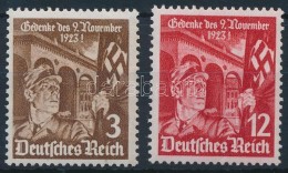 ** 1935 A Hitler-puccs évfordulója Sor Mi 598-599 - Andere & Zonder Classificatie