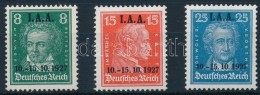 ** 1927 Munkaügy Napja Sor Mi 407-409 (25Pf Ujjlenyomat / Fingerprint) - Andere & Zonder Classificatie