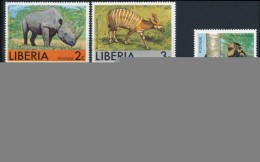 ** 1976 Afrikai állatok Sor Mi 1006-1011 - Other & Unclassified