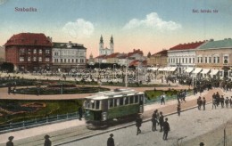 T2/T3 Szabadka, Subotica; Szent István Tér, Villamos / Square, Tram (EK) - Unclassified