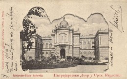 T2/T3 Karlóca, Karlowitz, Sremski Karlovci; Pátriárka Palota / Patriarchen Palais / Palace... - Non Classés