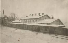 * T3 Bátyú, Batyovo; Vasútállomás Télen / Railway Station, Winter, Photo... - Unclassified