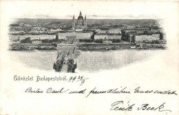 Budapest - 3 Db Régi Képeslap / 3 Pre-1945 Postcards - Zonder Classificatie