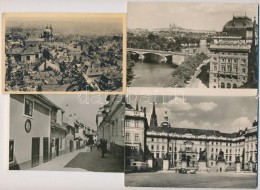 ** * Praha, Prag - 4 Db MODERN Városképes Lap / 4 MODERN Town-view Postcards - Non Classés