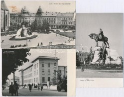 Kolozsvár, Cluj - 3 Db MODERN Városképes Lap / 3 MODERN Town-view Postcards - Non Classés