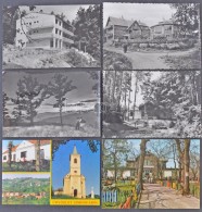 ** * 70 Db MODERN Magyar Városképes Lap / 70 Modern Hungarian Town-view Postcards - Non Classés