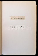 A Pesti Hírlap Lexikona. [Bp.], [1937], [Pesti Hírlap]. Kissé Kopott... - Unclassified