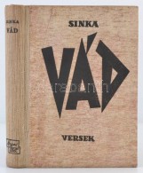 Sinka István: Vád. Versek. Bp., 1942, Magyar Élet. Félvászon... - Non Classés