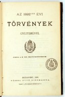 Az 1892-dik évi Törvények GyÅ±jteménye. Bp., 1892, M. Kir. Belügyministerium... - Zonder Classificatie